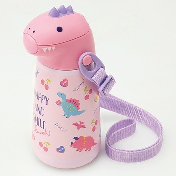 ダイカットステンレスボトル 370ml ハッピー&スマイル スケーター
