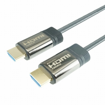 光ファイバー HDMIケーブル  メッシュタイプ グレー ホーリック