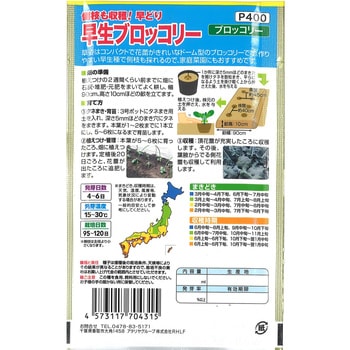 【タネ】 側枝も収穫!早どり 早生ブロッコリー アタリヤ農園