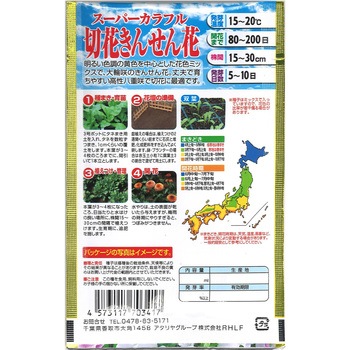 【タネ】 スーパーカラフル切花金せん花 アタリヤ農園
