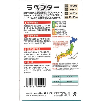 【タネ】 おうちでハーブ ラベンダー アタリヤ農園