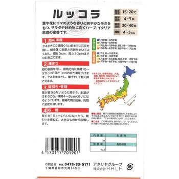 【タネ】 おうちでハーブ ルッコラ アタリヤ農園