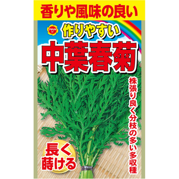 【タネ】 作りやすい 中葉春菊 アタリヤ農園