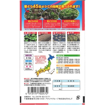 【タネ】 早どりサニーレタス アタリヤ農園