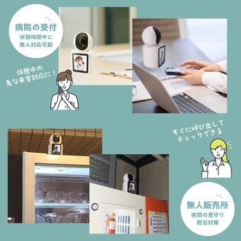 モニター付きホームセキュリティカメラ - seena