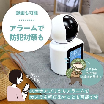 モニター付きホームセキュリティカメラ - seena