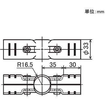 Φ27ステンレス製イレクターパイプ用 メタルジョイント 矢崎化工