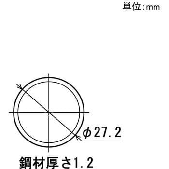 SU7-4000 SL Φ27ステンレス製イレクターパイプ 矢崎化工 長さ