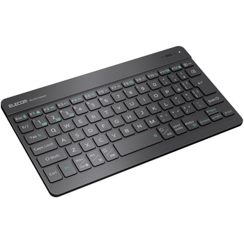 キーボード 無線 Bluetooth パンタグラフ式 ミニサイズ テンキーレス コンパクト 薄型 充電式 マルチペアリング(3台) 日本語配列 Slint ガンメタリック エレコム