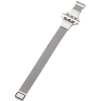 アップルウォッチバンド SE(第2/第1世代)/Series9 8 7 6 5 4 3 2 1 ステンレス マグネット ベルト スリム エレコム