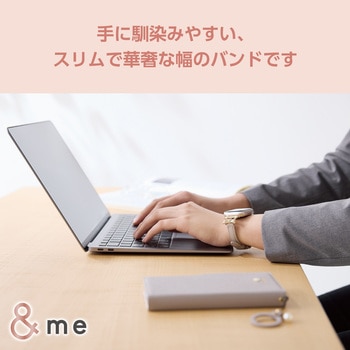 アップルウォッチバンド SE(第2/第1世代)/Series9 8 7 6 5 4 3 2 1 レザー ベルト スリム エレコム