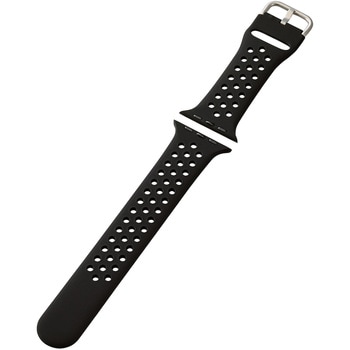 アップルウォッチバンド Ultra 2/Ultra/SE(第2/第1世代)/Series9 8 7 6 5 4 3 2 1 シリコン 耐衝撃 軽量 エレコム