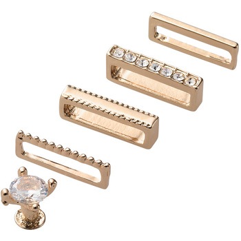 アップルウォッチ アクセサリー バンドチャーム リング×4 ピンズ×1 スリム用 &me エレコム