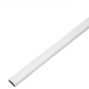 壁用フラットモール ストレート両面テープ付1m 幅22mm ホワイト BUFFALO(バッファロー)