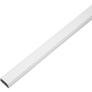 壁用フラットモール ストレート両面テープ付1m 幅26mm ホワイト BUFFALO(バッファロー)