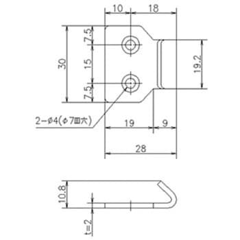 ステンレスパッチン用受B型 ジョー・プリンス竹下