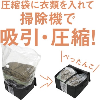 圧縮収納ケース ゆとり 衣類用 アルファックス