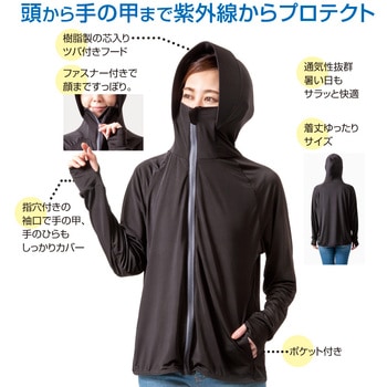 UVプロテクトパーカー シャイン アルファックス