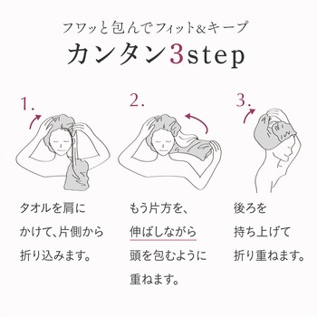 ヘアドライタオルFUWAP アルファックス