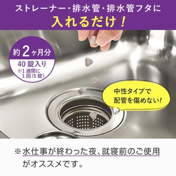 ズボラ上等 シンク用 (40錠入) アルファックス