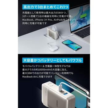 Anker 733 Power Bank (GaNPrime PowerCore 65W) Anker(アンカー)