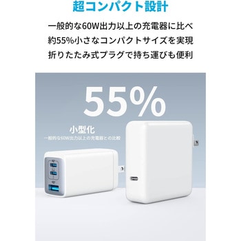 Anker PowerPort III 3-Port 65W Pod Anker(アンカー)