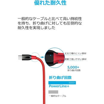 Anker PowerLine+ USB-C & USB-A ケーブル (USB3.0対応) 1.8m Anker(アンカー)