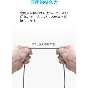 Anker PowerLine+ USB-C & USB-A ケーブル (USB3.0対応) 1.8m Anker(アンカー)