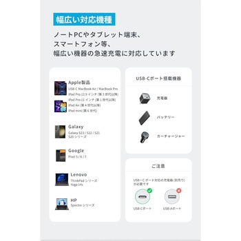 Anker USB-C & USB-C ケーブル (高耐久ナイロン) 0.9m ブラック Anker(アンカー)