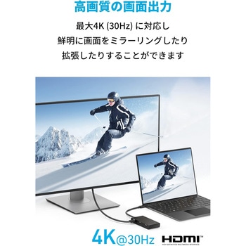 Anker 332 USB-C ハブ (5-in-1， 4K HDMI) Anker(アンカー)