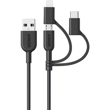Anker PowerLine II 3-in-1 ケーブル 0.9m Anker(アンカー)