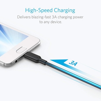 Anker PowerLine II USB-C & USB-A ケーブル (USB3.1 Gen2対応) 0.9m - Anker(アンカー)