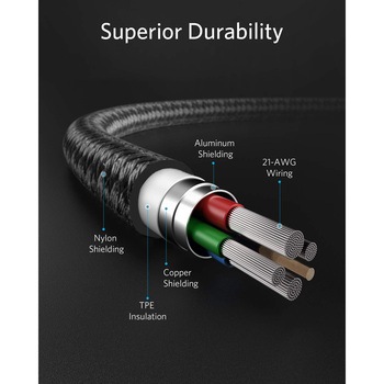 Anker 高耐久ナイロン USB-C & ライトニング ケーブル 1.0m Anker(アンカー)