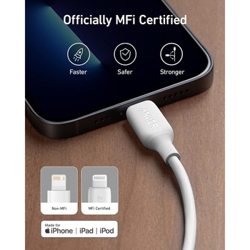 Anker PowerLine Ⅲ USB-C & ライトニング ケーブル 0.3m Anker(アンカー)