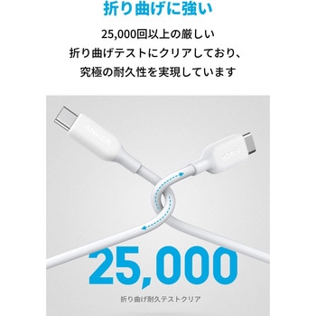 Anker PowerLine III USB-C & USB-C ケーブル (USB2.0対応) 1.8m Anker(アンカー)