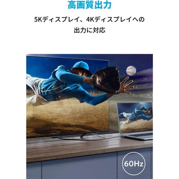 Anker USB-C & USB-C Thunderbolt 3 ケーブル 0.7m Anker(アンカー)