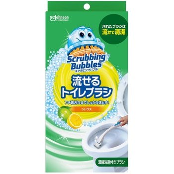 スクラビングバブル 流せるトイレブラシ シトラス ジョンソン