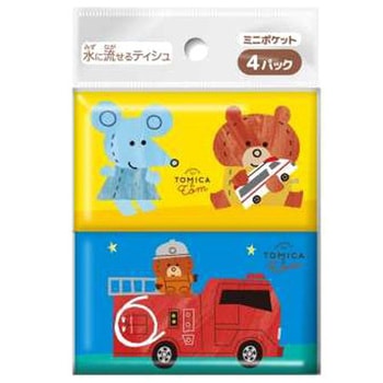 トミカとトム ミニポケットティシュ - ダイレイ