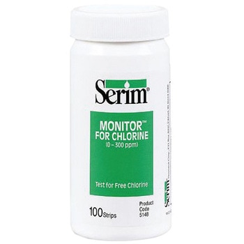 残留塩素試験紙 15～30秒 100枚入 Serim Research
