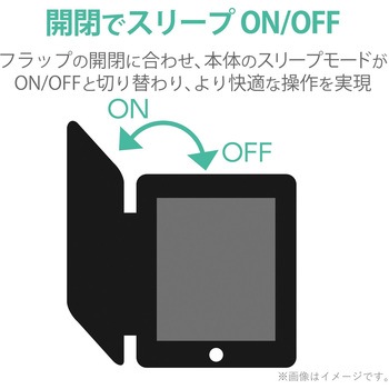 iPad Air 10.9インチ 第5世代 第4世代 (2022/2020年) ケース カバー 手帳型 フラップ ソフトレザー スリープ対応 マグネット 2アングル 背面クリア エレコム