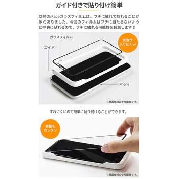[iPhone 15 Plus/14 Pro Max専用]iFace Round Edge Tempered Glass Screen Protector ラウンドエッジ強化ガラス 画面保護シート iFace