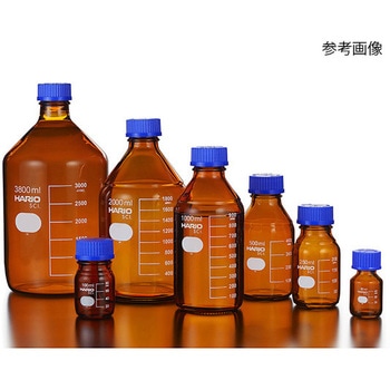 耐熱ねじ口瓶 液切れリング付き 茶 NBBシリーズ HARIO