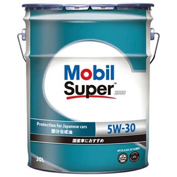 117660 エンジンオイル スーパー2000 1缶(20L) モービル 【通販 ...