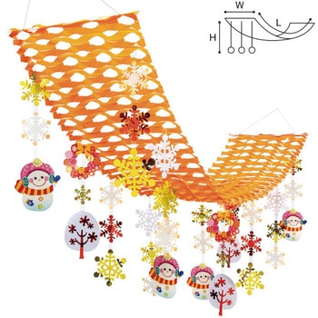 ウォームモコモコスノーマンプリーツハンガー プランニング・オフィス ユニット