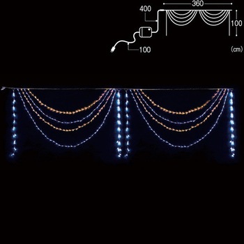 - LED2連ドレープライト フローレックス 61731864