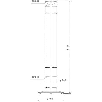 FEST15122WEL1 エアーリア(自立型) 1台 岩崎電気 【通販サイトMonotaRO】