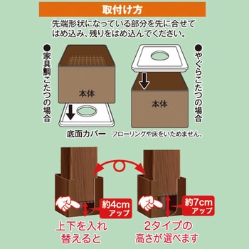 コタツ継ぎ脚 角脚用 YAMAZEN(山善)