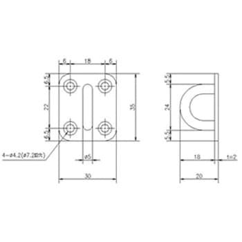 ステンレス座付四角型プレート ジョー・プリンス竹下