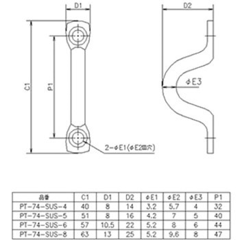 ステンレス丸線アイストラップ ジョー・プリンス竹下