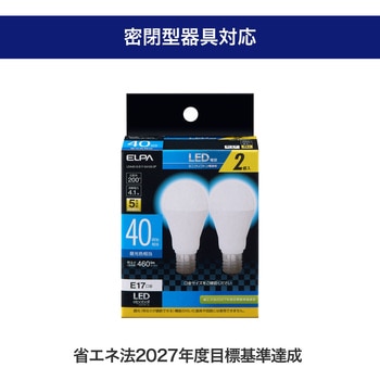 LED電球 ミニクリプトン形 ELPA